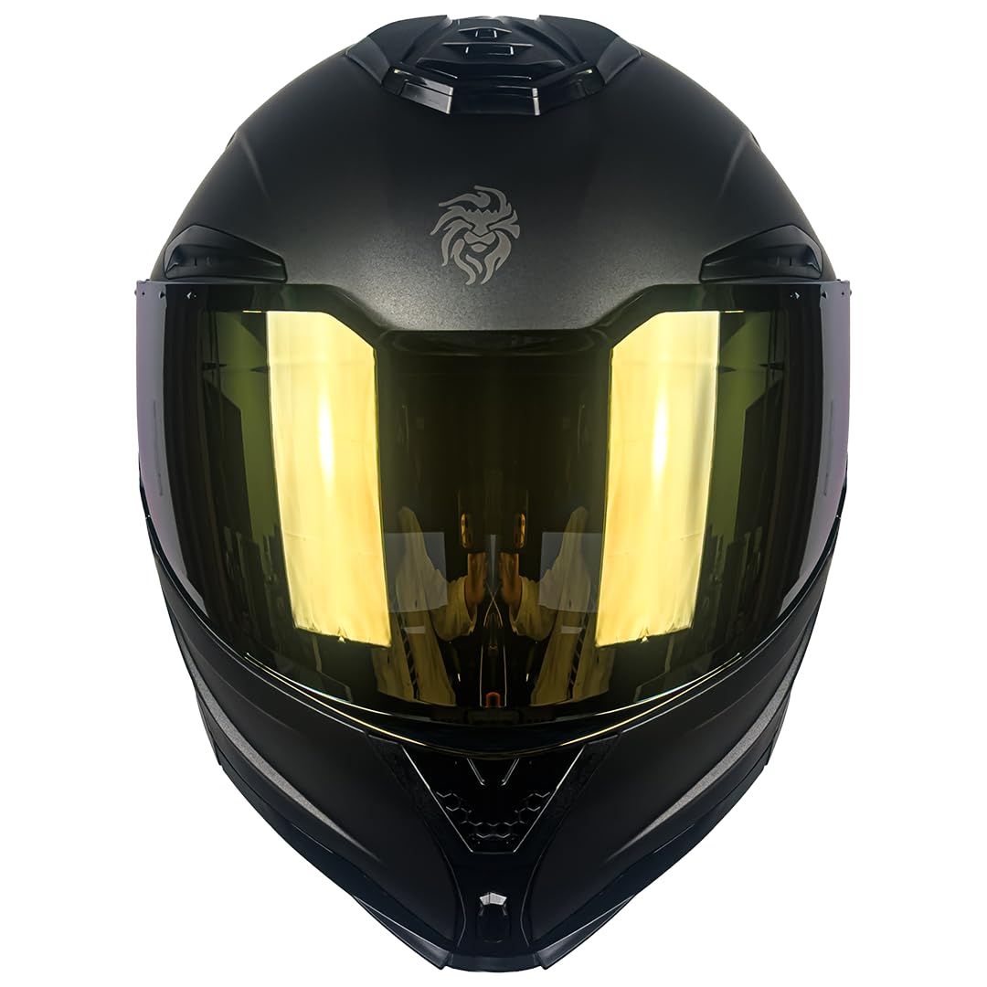 KOV Casco Apolo Gris Mate para Moto ABATIBLE Certificado Dot