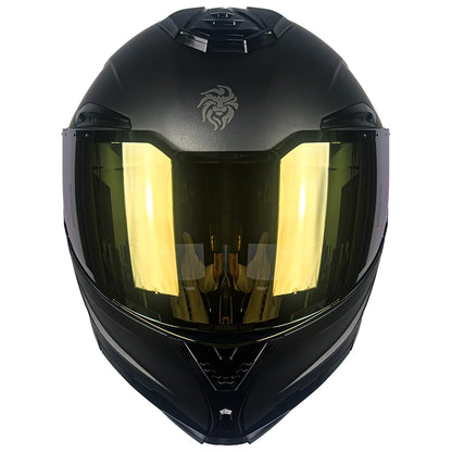 KOV Casco Apolo Gris Mate para Moto ABATIBLE Certificado Dot