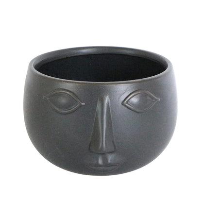 Sagebrook Home 14960-01 - tazón de cerámica, Color Negro Mate