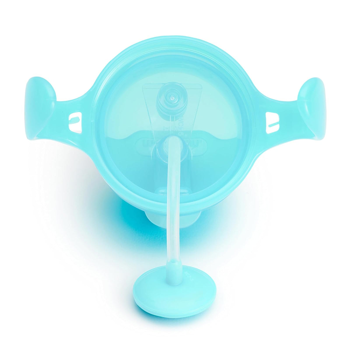 Munchkin Click Lock Weighted Flexi Straw Trainer Cup, Azul, 7 onzas