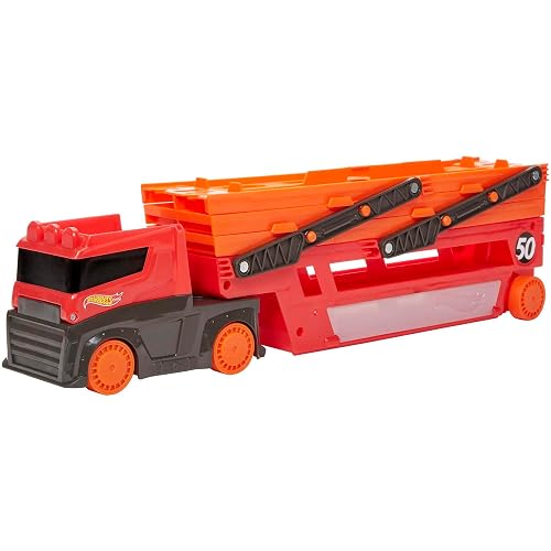 Hot Wheels City Pista de Juguete Mega Remolque para niños de 3 años en adelante