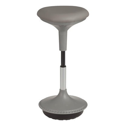 Learnitude Taburete de aprendizaje activo con altura ajustable, color gris, gris