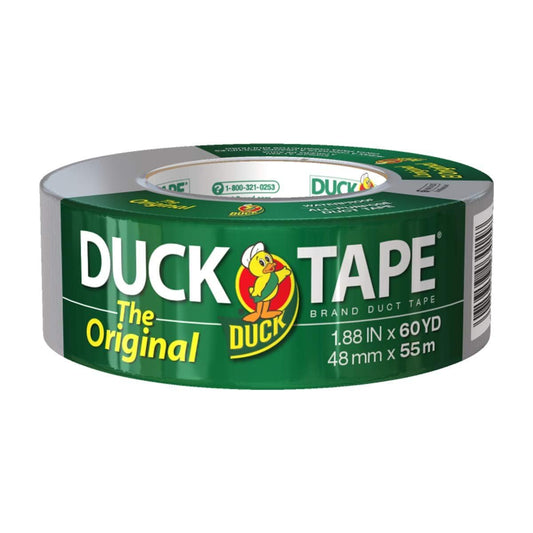 Duck Brand multiusos fuerza cinta adhesiva, Rollo individual, 1.88 Inch x 60 Yards, Plateado
