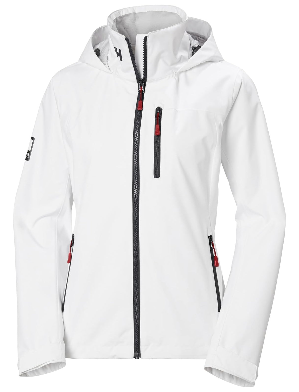 Helly Hansen Crew 2.0 Chamarra Impermeable con Capucha para Mujer - XS - 001 blanco