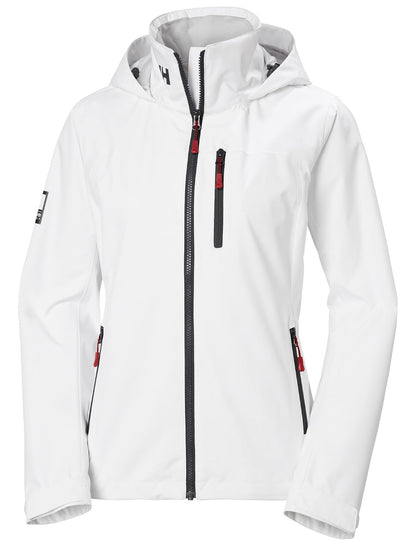Helly Hansen Crew 2.0 Chamarra Impermeable con Capucha para Mujer - XS - 001 blanco