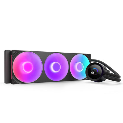 NZXT Kraken Plus 360 Enfriador Líquido AIO Negro - Black - 360mm Radiator - Kraken Plus RGB v2