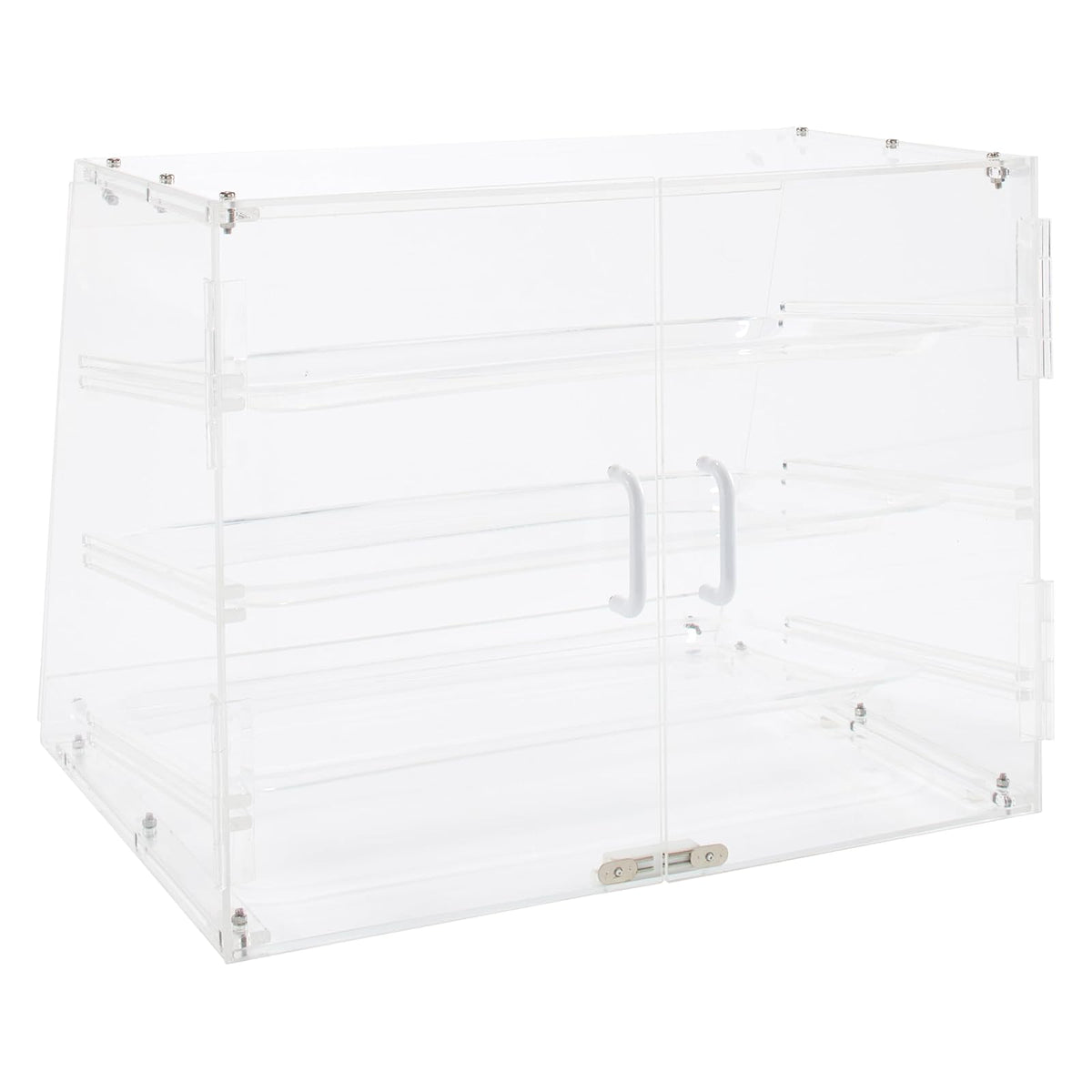 Winco ADC-3 - Vitrina de 3 pisos para exhibición de pastelería, acrílico