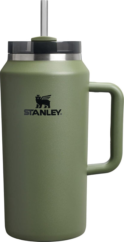 Stanley Quencher H2.0 Vaso con Asa y Popote, Tapa FlowState - 64 oz - Pino seco