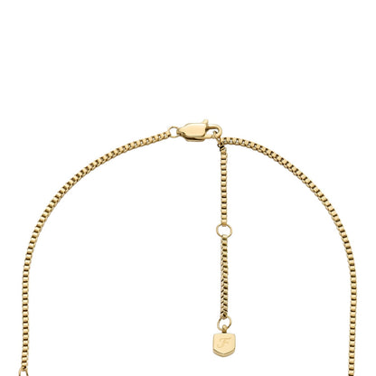 Fossil Collar ja7247710 all stacked up de acero inoxidable en color dorado para dama