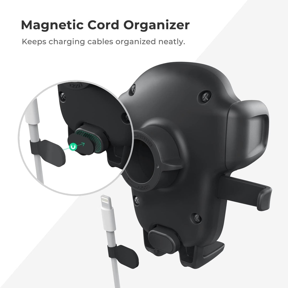 iOttie Easy One Touch 5 - Soporte Universal para teléfono de Automóvil para iPhone, Google, Samsung, Moto, Huawei, Nokia, LG y Todos los demás teléfonos Inteligentes