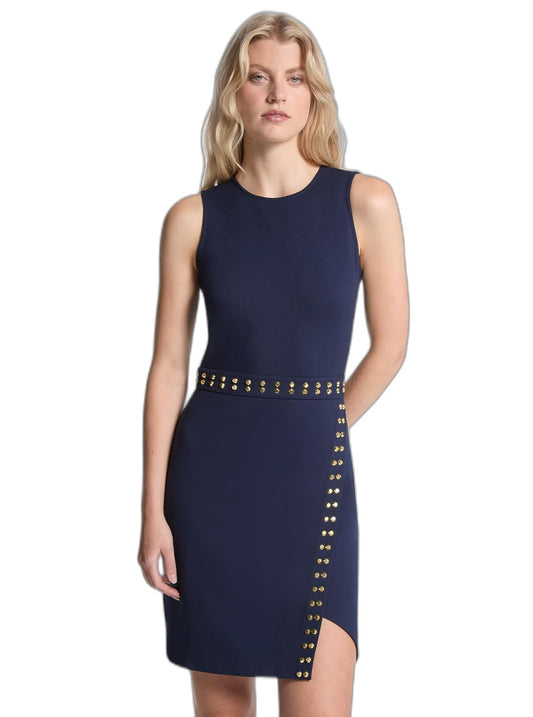 Michael Kors Astor Stud Sleeveless Mini Dress Vestido Mujer