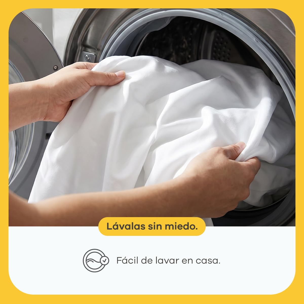 Nooz Juego de Sábanas Essential Microfibra Suaves y Fáciles de Lavar, Blanco, Tamaño Queen, NOSH1003