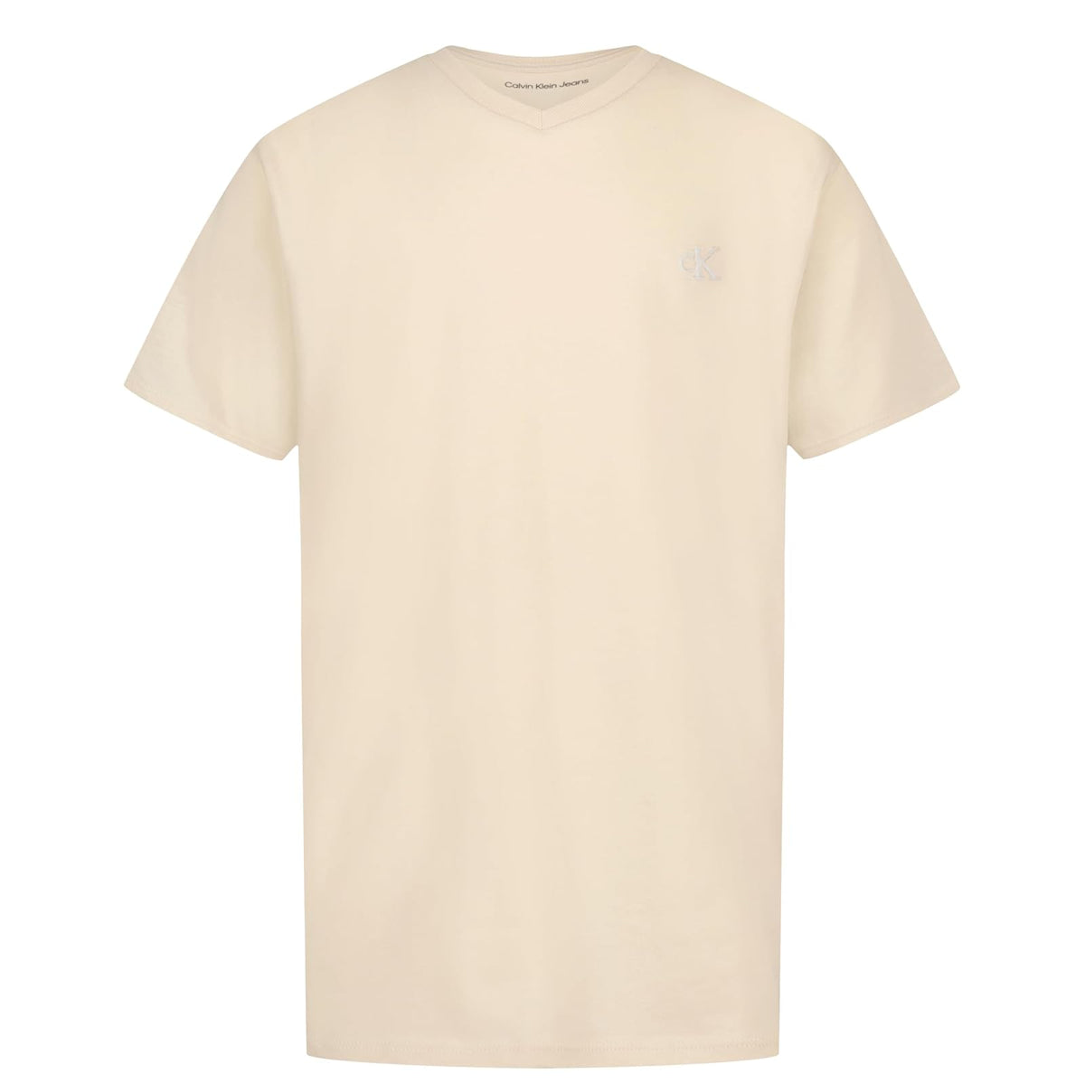 Calvin Klein Playera de manga corta para niño - 14-16 - Avena