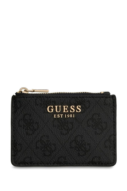 GUESS CARTERA LAUREL II SLG ZIP ARND CRD CSE CON LOGO - Talla Única - Menta