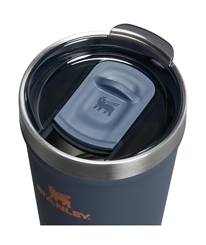STANLEY - Vaso para uso diario, 16 onzas, tapa a presión, para bebidas, café y cóctel, copa de vino de acero inoxidable aislada, sin BPA, crepúsculo