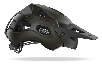 Rudy Project Protera+ MTB Casco para Adultos, Negro/Verde Matte, S-M 55-58 Cm