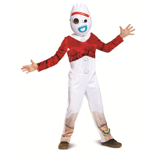 Disfraz de Disney Pixar Forky Toy Story 4, blanco, mediano (7-8)