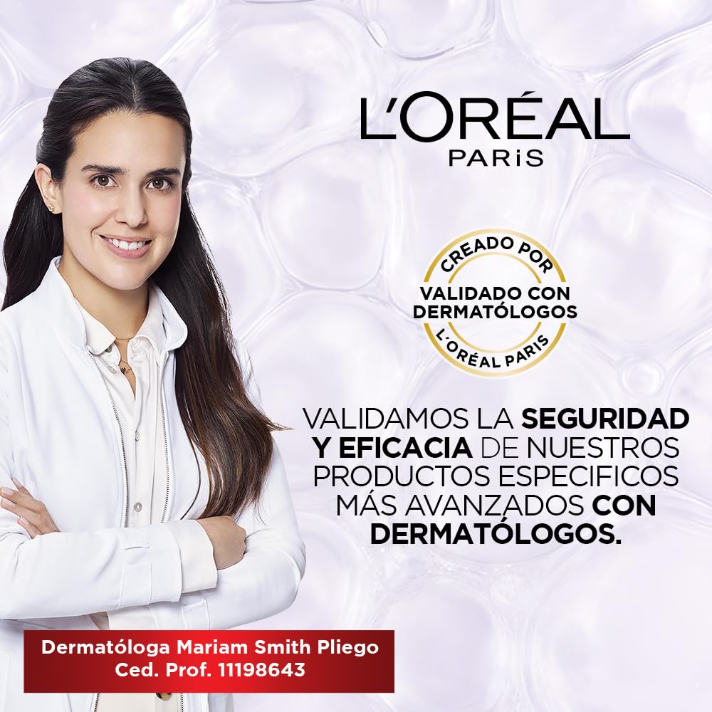 L'Oreal Paris Revitalift Ácido Hialurónico Crema de Ojos, Hidrata Intensamente y Rellena Líneas de Expresión, 15 ml.