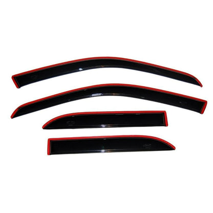 Auto Ventshade 194155 Protectores de Ventanilla Laterales para Ford F-150 SuperCrew 2009-2014, Humo, Juego de 4