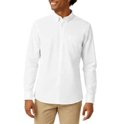 French Toast Boys' Long Sleeve Poplin Dress Shirt