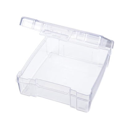 ArtBin 6953AB ClearView Caja organizadora de arte y manualidades de 6 x 6 pulgadas, [1] caja de almacenamiento de plástico, transparente