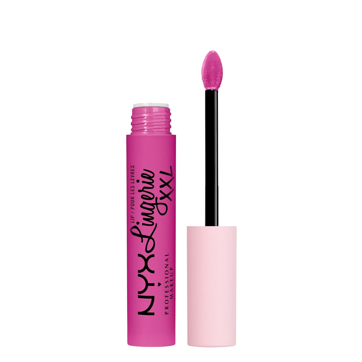 NYX Professional Makeup Lip Lingerie XXL Labial Líquido Mate Tono Rosa Nude - 20 Knockout
