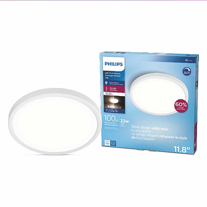 Philips LED Empotrado Redondo 20 Watts Níquel