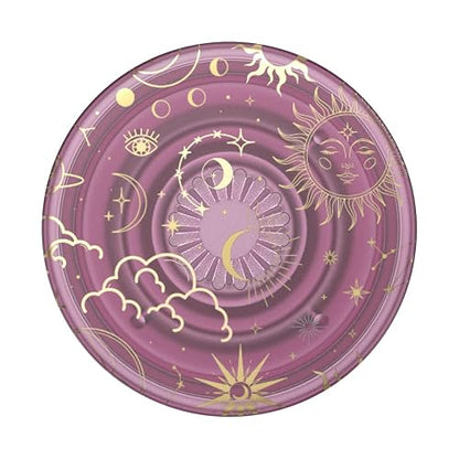 PopSockets - Soporte calcomanía para teléfono, Malva Celestial | Sujeción cómoda y segura, anticaídas, soporte, luna, estrella, sol, espacio, teléfono, mujeres