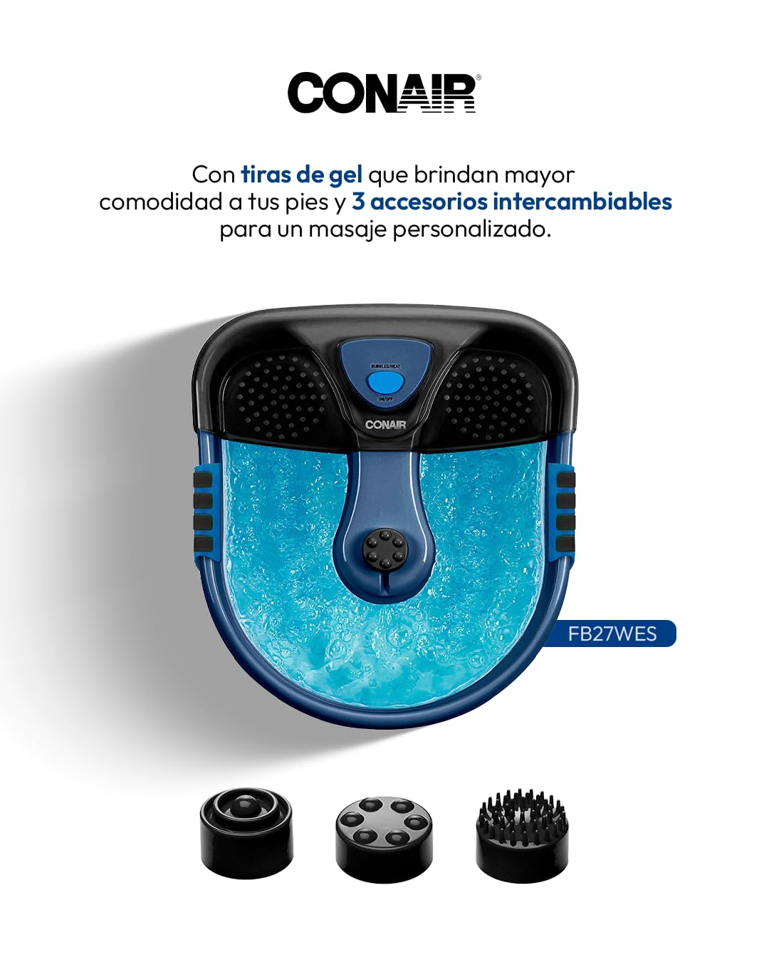 Conair FB27WES Spa para Pies con Masaje y Burbujas