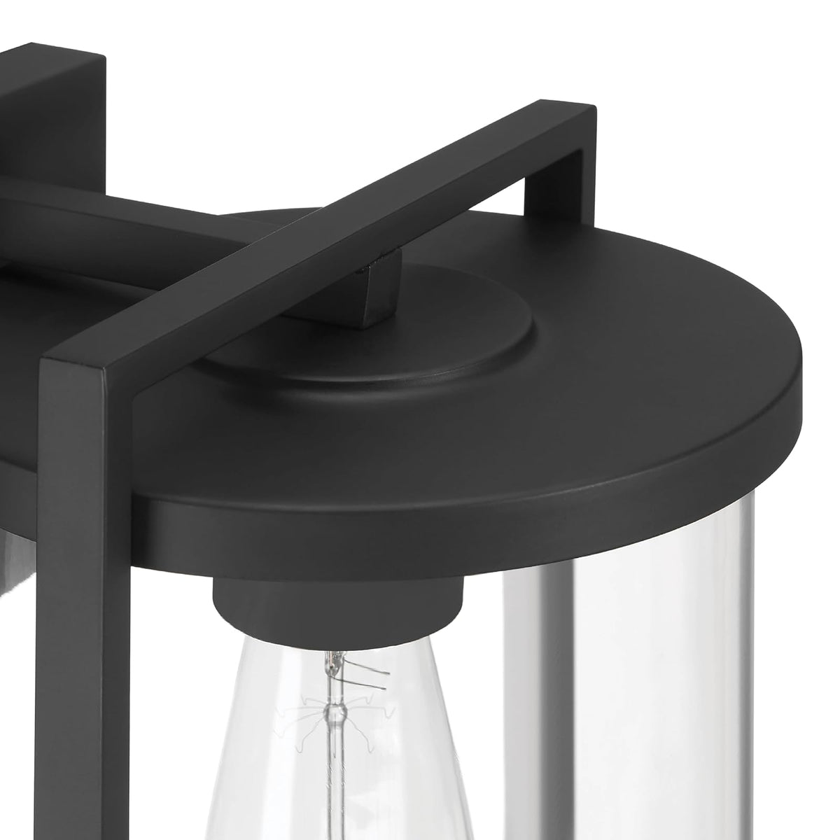 Hunter Fan, Colgante de pared Astwood Negro Mate para Exterior 1 Luz 12 pulgadas