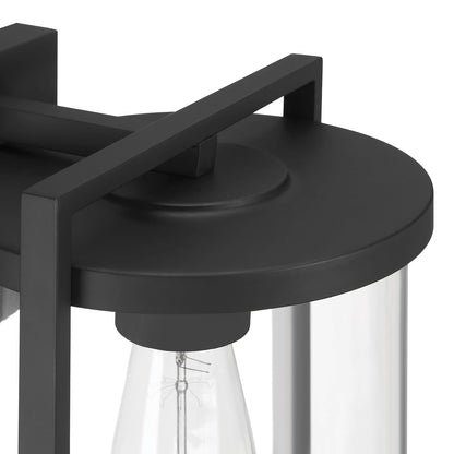 Hunter Fan, Colgante de pared Astwood Negro Mate para Exterior 1 Luz 12 pulgadas