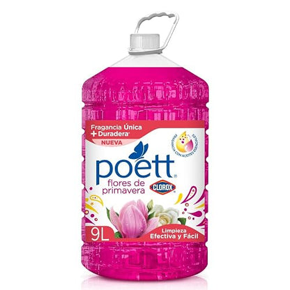 Limpiador Multiusos Aromatizante Poett Flores de Primavera 9 L