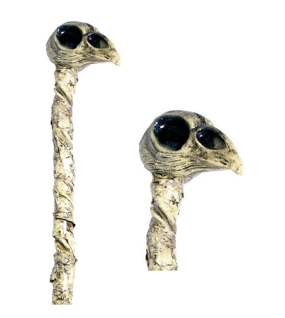 Ghoulish Productions Plague Doctor Crow Skull Cane