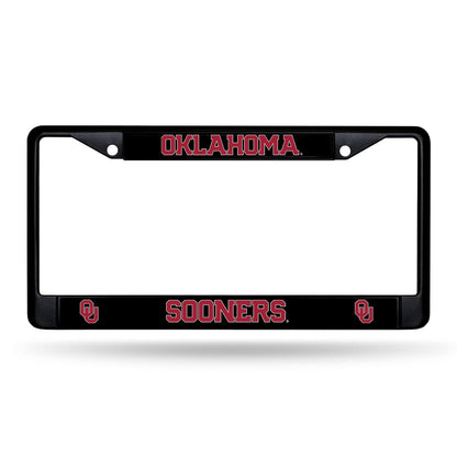 Rico Industries NCAA Oklahoma Sooners Black 12 x 6 Pulgadas, Accesorio de automóvil de Metal Negro