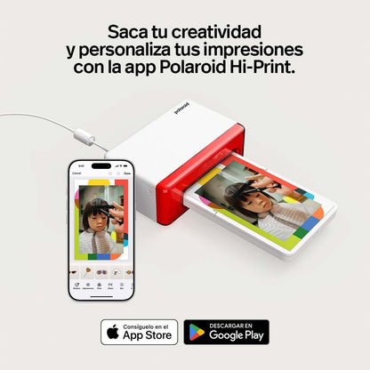 Polaroid Hi-Print Bluetooth 4x6 Impresora fotográfica (Solo Impresora, Papel se Vende por Separado) (9164)