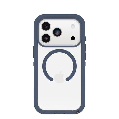 OtterBox Funda Transparente Defender Series Pro XT para iPhone 17 Pro y Pro Max - iPhone 17 Pro - Azul