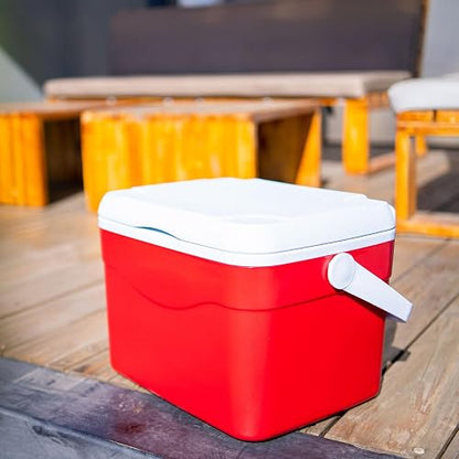 Guateplast - Hielera Portátil de 16 litros (17 QT) | Capacidad 22 para Latas | Cooler | Enfriador Resistente y Liviano | Hielo