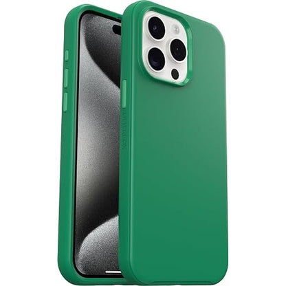 OtterBox - Funda para iPhone 15 Pro MAX (Solamente) Serie Symmetry - Jugo Verde (Verde), se Ajusta a MagSafe, Bordes Ultra Elegantes y elevados Que protegen la cámara y la visualización