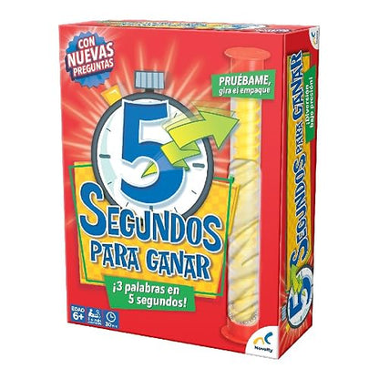 Novelty Corp - Juego de Mesa 5 Segundos para Ganar | Agilidad