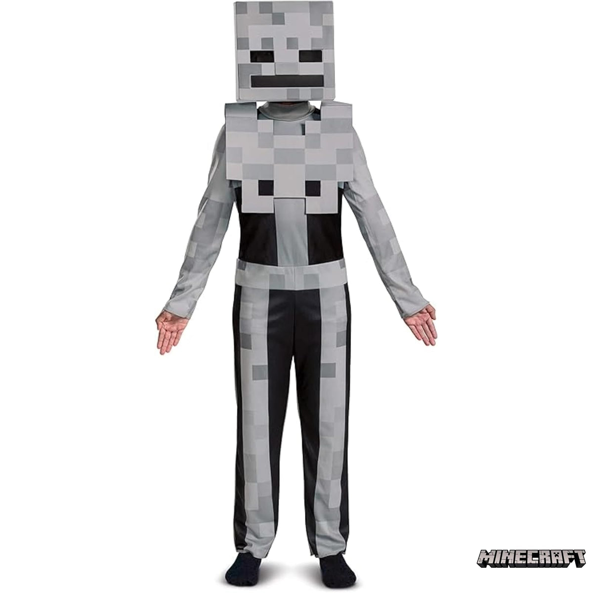 Disguise Minecraft Skeleton Costume for Kids, Video Game Inspired Character Outfit Disfraz Infantil