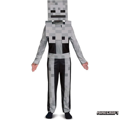 Disguise Minecraft Skeleton Costume for Kids, Video Game Inspired Character Outfit Disfraz Infantil
