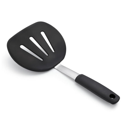 Oxo 1071533 Good Grips Silicone Flexible Pancake Turner/Spatula, Black,, Negro