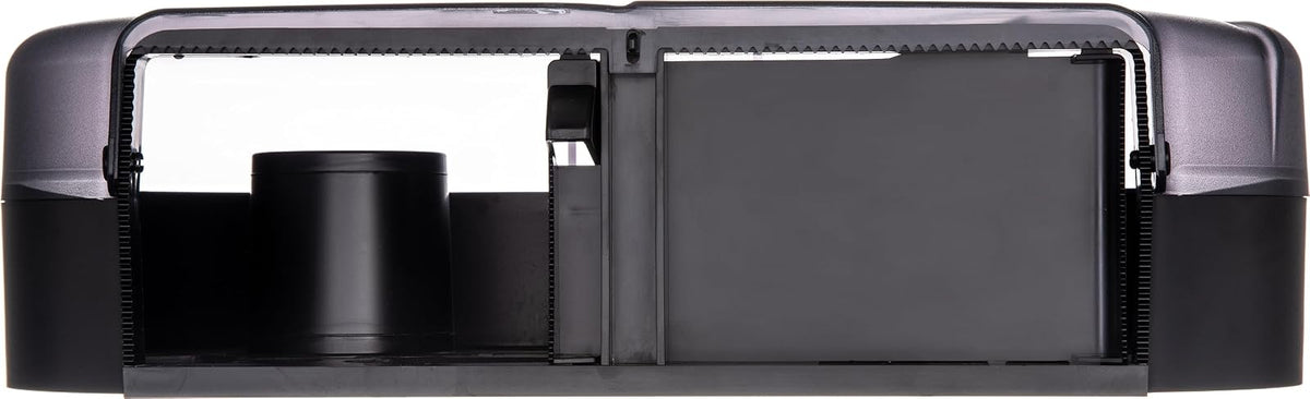 San Jamar - SJMR4090TBK R4090TBK Twin 22,86 cm JBT Dispensador de papel higiénico, negro perla