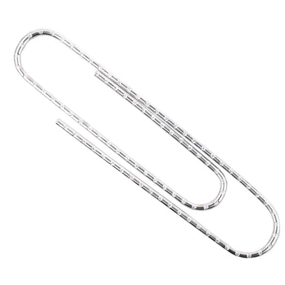 Clips de papel ACCO, Antideslizante (Premium), Plateado, 1 caja