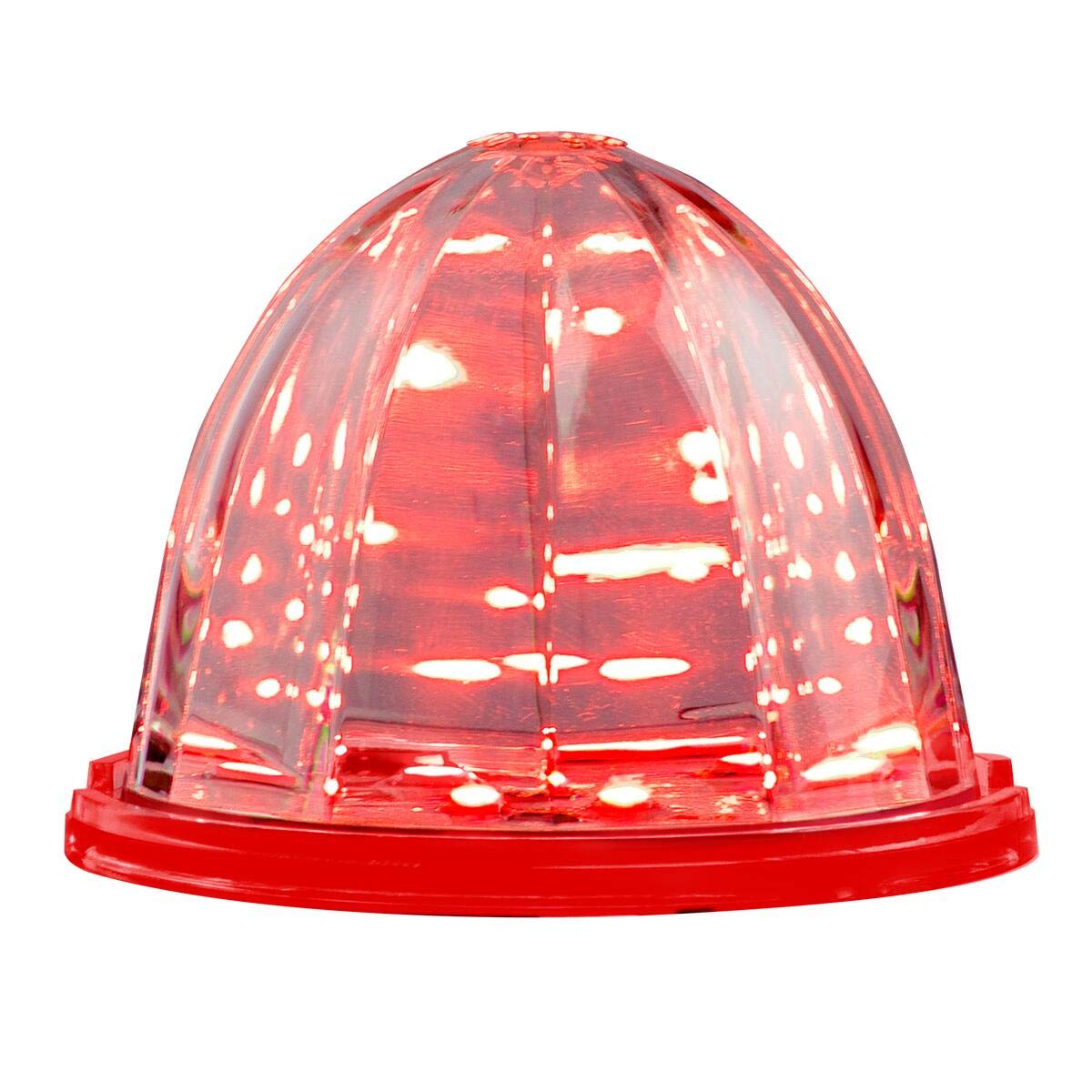 GG Grand General 81953 - Luz de Giro/Marcador de Doble función de sandía clásica y Transparente, 18 LED