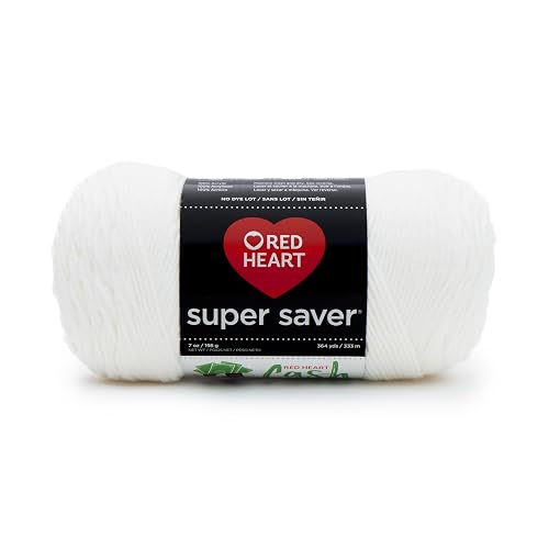 Red Heart Corazón rojo productos, Blanco, 1