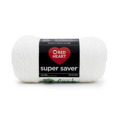 Red Heart Corazón rojo productos, Blanco, 1