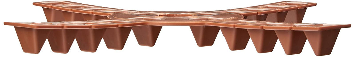 Plant Stand 100056721 10430 4-Arm Plant Stand, 12-Inch, Terra Cotta
