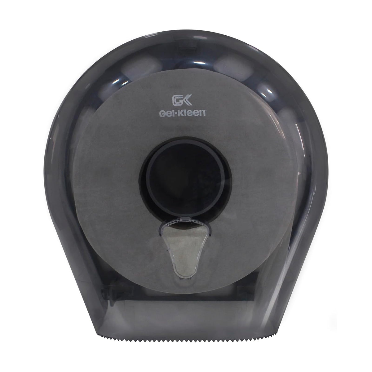 Gel Kleen Despachador de Papel Higiénico Junior Humo para Pared - Dispensador Institucional de Plástico ABS Uso Rudo para Rollo de hasta 300m, Ideal para Baño de Oficina, Negocio y Hogar