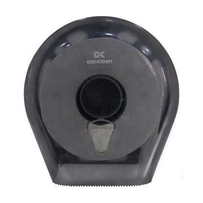 Gel Kleen Despachador de Papel Higiénico Junior Humo para Pared - Dispensador Institucional de Plástico ABS Uso Rudo para Rollo de hasta 300m, Ideal para Baño de Oficina, Negocio y Hogar